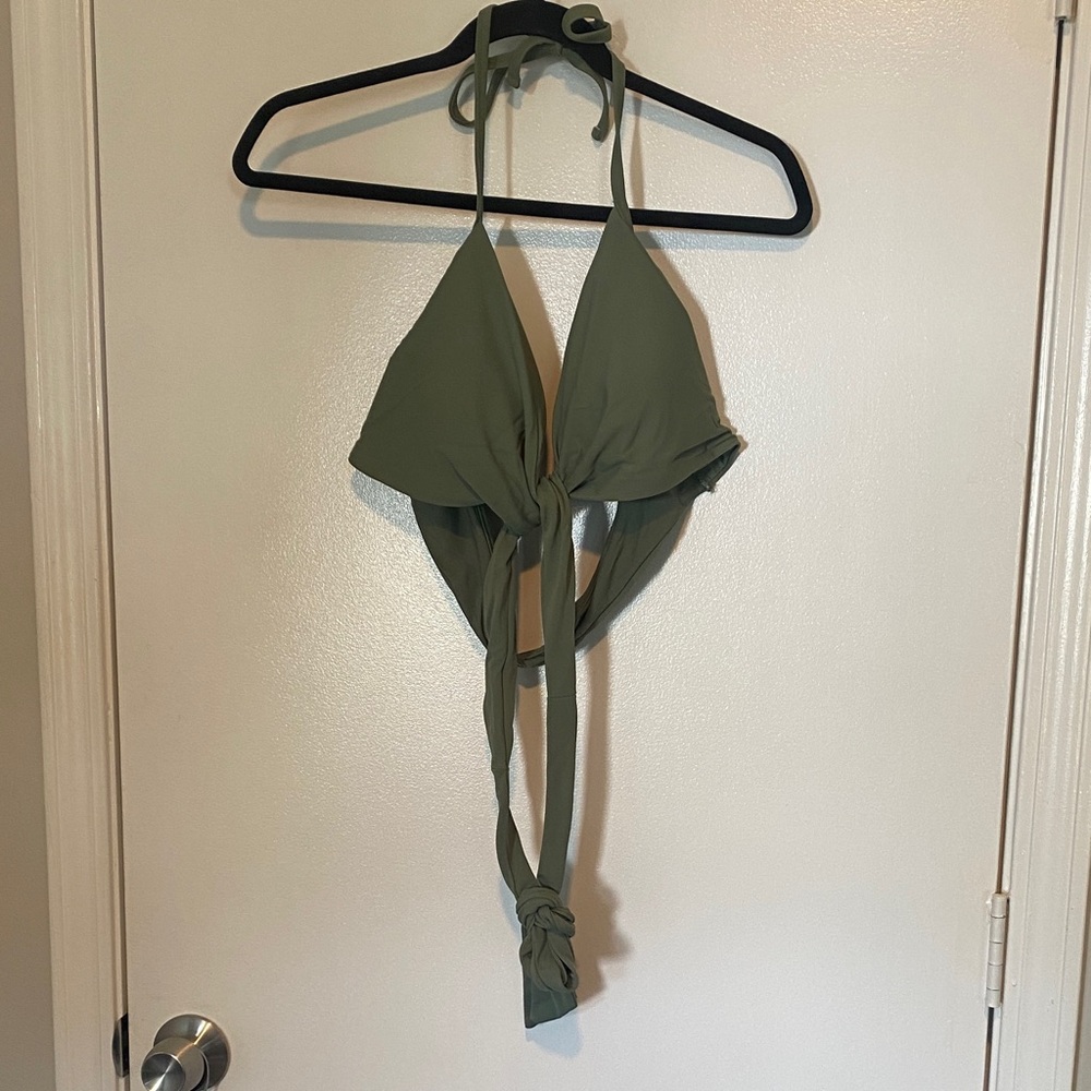 Aerie Sage Green Swim Top